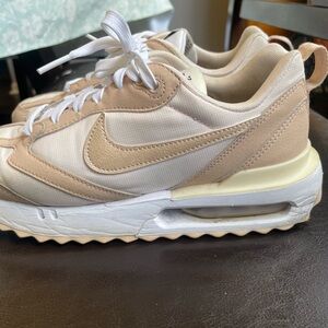 Nike Air Max Beige and Cream Sneakers